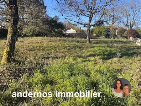 vente terrain à batir 548 m² à lanton (33138)  248 500 €