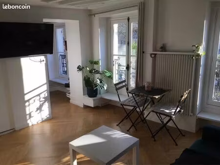 t1 bis 32 m² refait à neuf paris 11ème lumineux calme