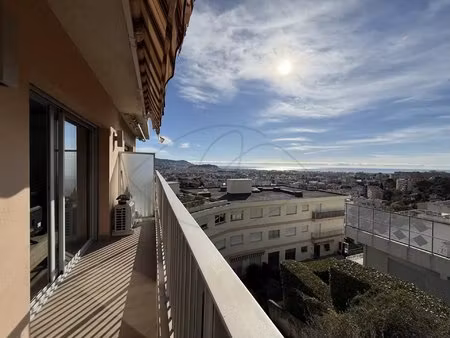 alpes maritimes - nice (06) - cyrnos : vente studio entièrement rénové vue sur mer