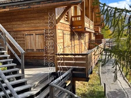 chalet du mercantour avec double garage