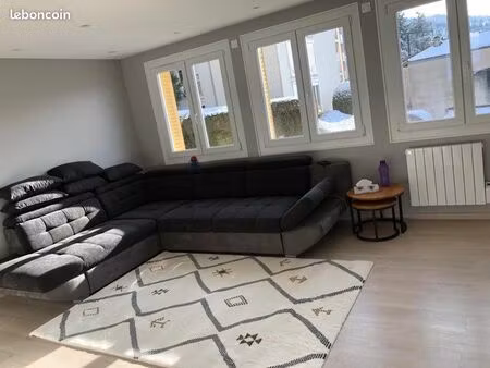 à vendre – appartement 70 m² avec garage  cave et cour – petite copropriété