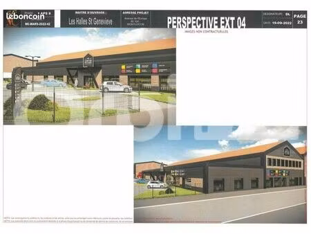 local commercial 1 614 m²