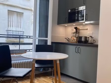 studette 12m² – cuisine équipée  lave-linge  sdb – quartier calme & bien desservi
