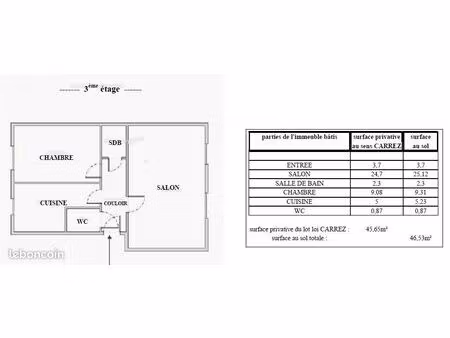 deux pièces 46 m² – paris 12ᵉ