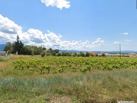 terrain 500 m² pourrieres