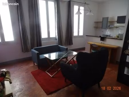 a vendre appartement meuble 50 m²