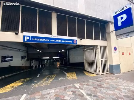 place parking haussmann lafayette