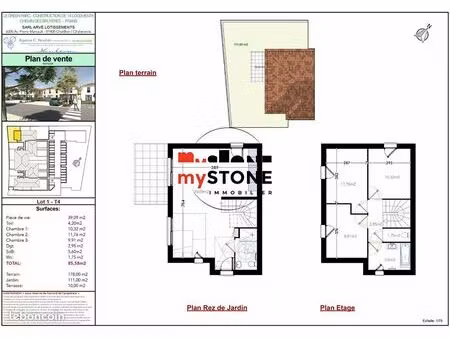 maison 4 pièces 86 m²