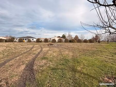 terrain 1 411 m² blan