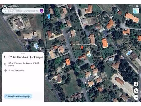 vente terrain gaillac 81600