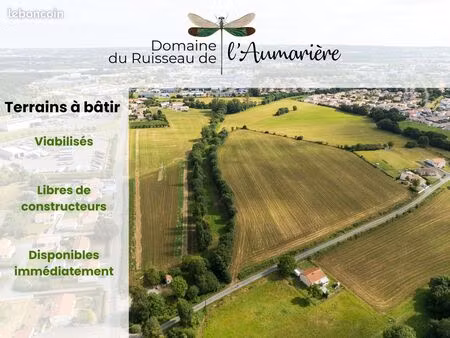 disponible immediatement / terrains viabilisés et libres de constructeurs | les herbiers