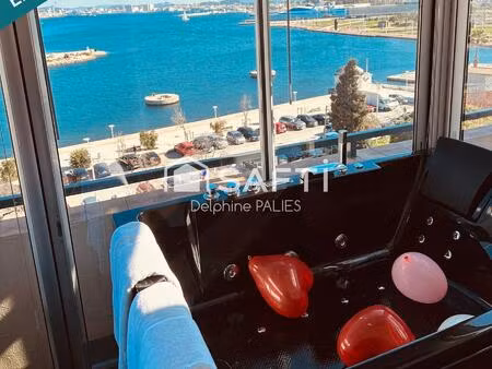 dernier étage  vue mer panoramique et balnéo face à l’horizon – investissement clé en main