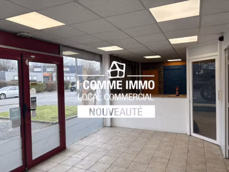 local commercial avec entrepôt 303 m2 à bully-les-mines