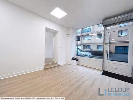 local commercial 58 m² en excellent état avec bureaux - rouen rue lessard
