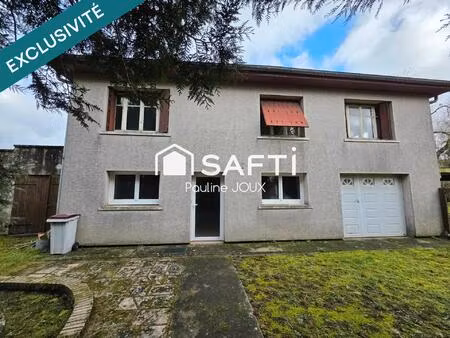 maison individuelle 115 m2 avec garage et terrain arboré