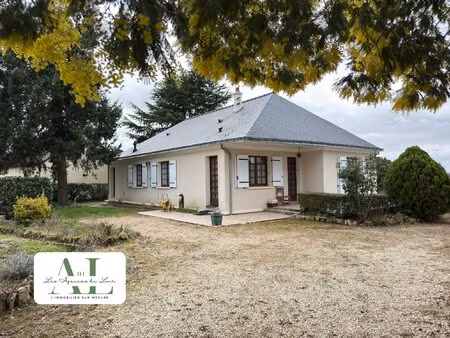 maison plain-pied lumineuse avec jardin et garage