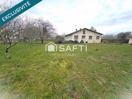 maison t5 de 106m² sur un grand terrain de 2149m²