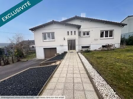 maison individuelle de 100m2 avec 3 chambres et cave complète