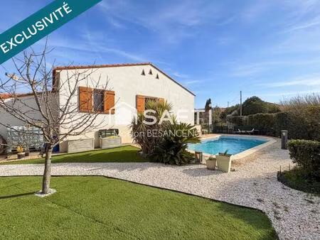 villa t4 plain pied 132m² + appartement + suite parentale indépendante