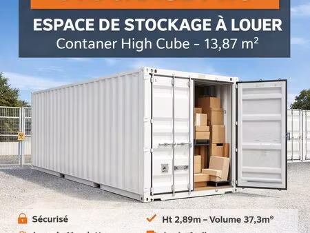 espace de stockage professionnel