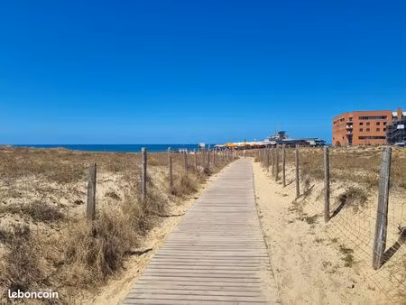 t1bis avec accès privatif à la plage santocha de capbreton