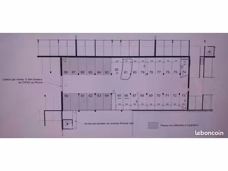 place de stationnement neuve à louer