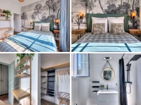 ? beau t2 climatisé – lumineux  calme et traversant (sud/est) – entièrement meublé – dragu