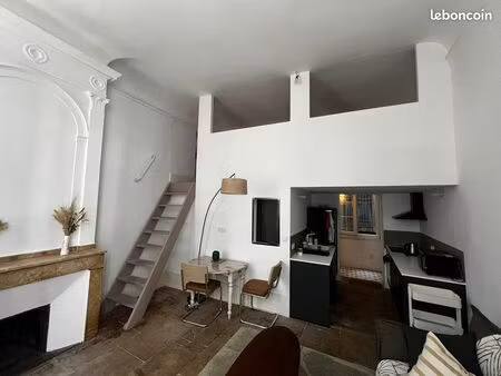 appartement meublé t2 50m2 ecusson - eglise st roch