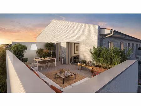 toulouse - argoulets -3 pièces vaste terrasse