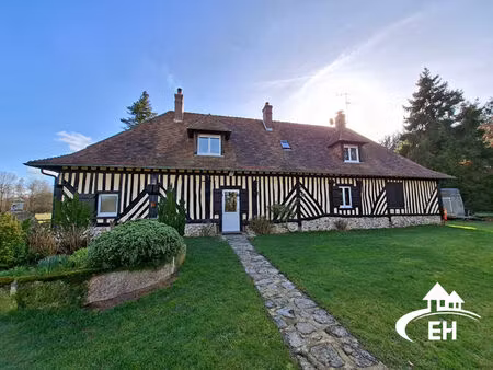 longère à colombages - 150 m² habitables - 3 7 hectares