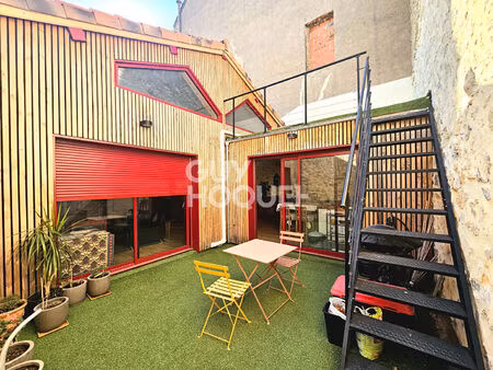 rare à la vente : maison de ville atypique ? charme  calme et garage de 115 m²