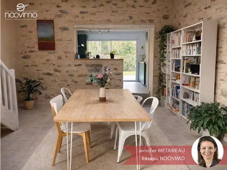 charmante maison en pierre 3 chambres + bureau avec jardin e