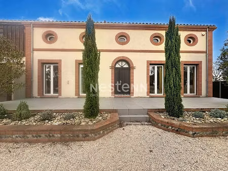 a vendre - labastidette -maison neo toulousaine t7 -piscine  2 garages