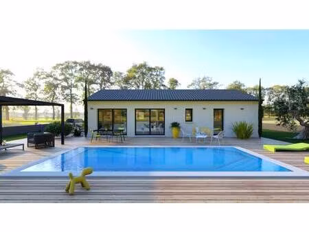 terrain avec maison neuve à vendre