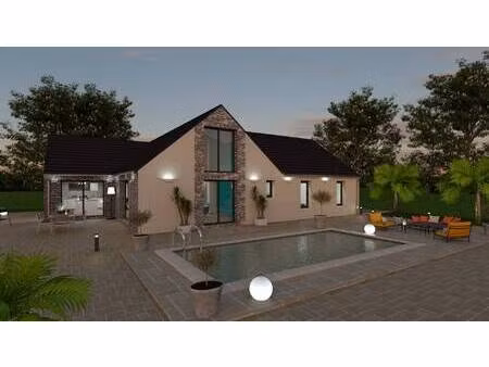 terrain avec maison neuve à vendre