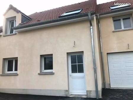 maison neuve t5. vassieux. garage et cour