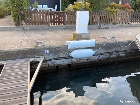 place au port de gruissan : ponton à louer à l’année 8m x 2 80m