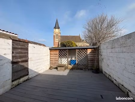 maison rénovée 88m² + terrasse 28m² – vue imprenable – pont-à-vendin
