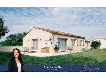 maison moderne de plain pied vue sur le castellas