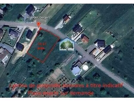 terrain constructible à vendre