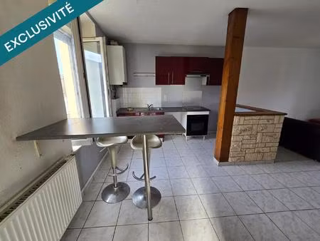 duplex 61 m² – fort potentiel – rentabilité 10 % – faibles charges