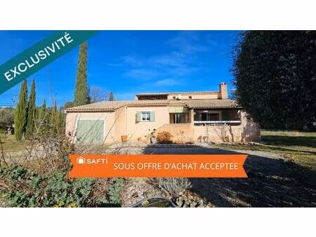 villa au calme en impasse – terrain de 2413 m² et beau potentiel à sillans-la-cascade