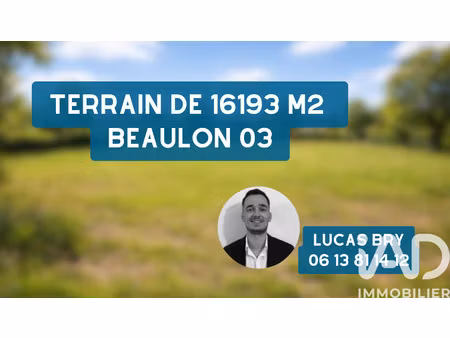 vente terrain à bâtir 16 193 m²