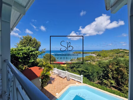 la trinite : tartane - vue mer villa f4/5+ 2 studios + piscine