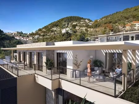 eze  exceptionnelle villa-sur-le-toit  4 pièces avec vue mer et
