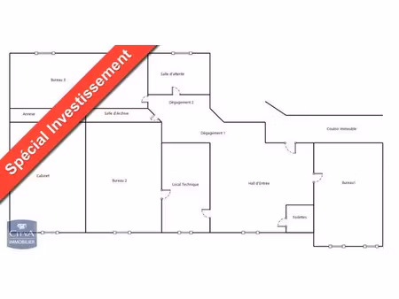 local professionnel à vendre 124 m² - le pont-de-claix (38) - 165 000€