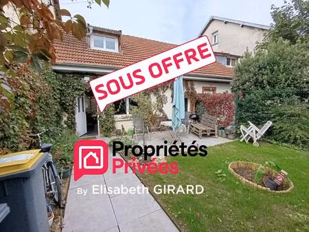 besancon-maison mitoyenne 3 chambres avec jardin et terrasse- quartier proches toutes comm