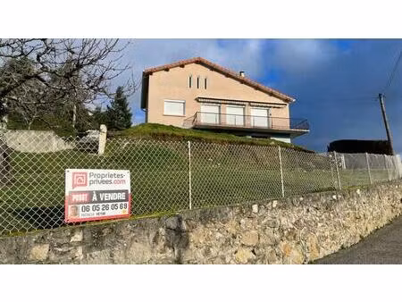 bourg argental (42220) maison sur sous-sol complet 84 m² habitables plus combles sur 1 157