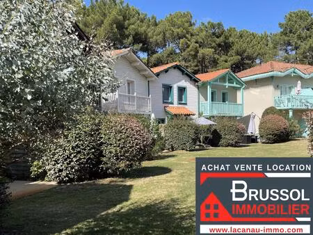 a vendre lacanau-océan maison de 2 chambres dans résidence avec piscine pierre et vacances