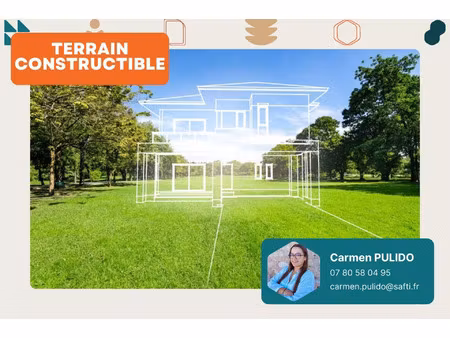 vente terrain 1013 m² saint-magne-de-castillon (33350)